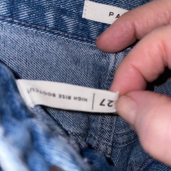 Women’s PacSun cargo high waist, blue jeans, size 27 - Picture 9 of 9